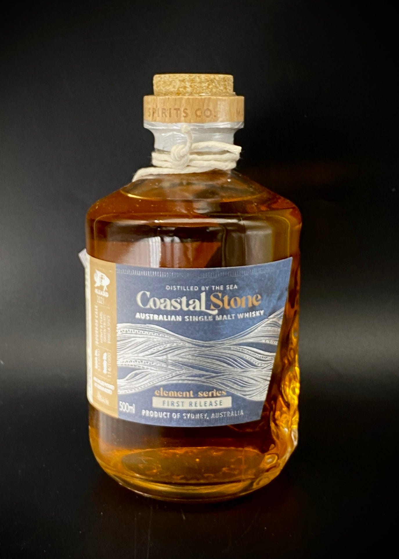 Horny Pony Manly Spirits Coastal Stone Whisky Bourbon Cask First Release Batch 2 46%ABV 30ml