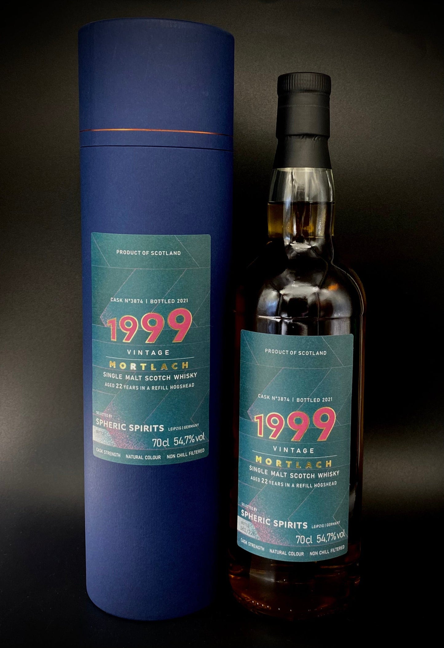 Horny Pony Mortlach 1999 22y/o cask#3874 Spheric Spirits 54.7%abv 15ml / 30ml