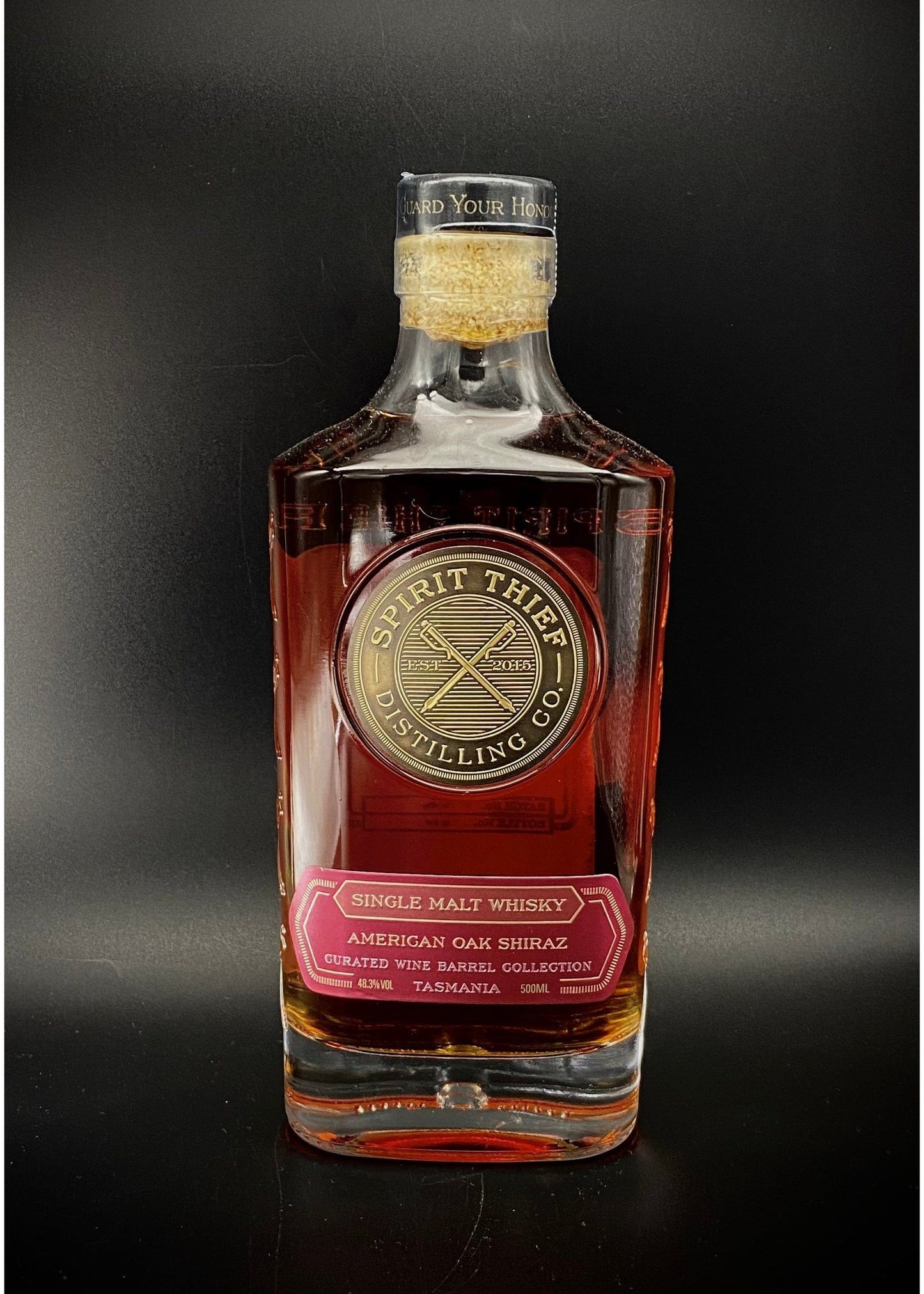 Horny Pony Spirit Thief Tasmanian Single Malt - American Oak Shiraz - 48.3%ABV - 30ml