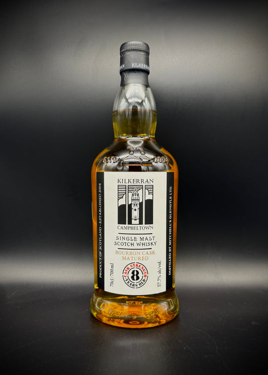 Kilkerran 8y/o Cask Strength Bourbon Cask Matured 2026 57.7%ABV 30ml
