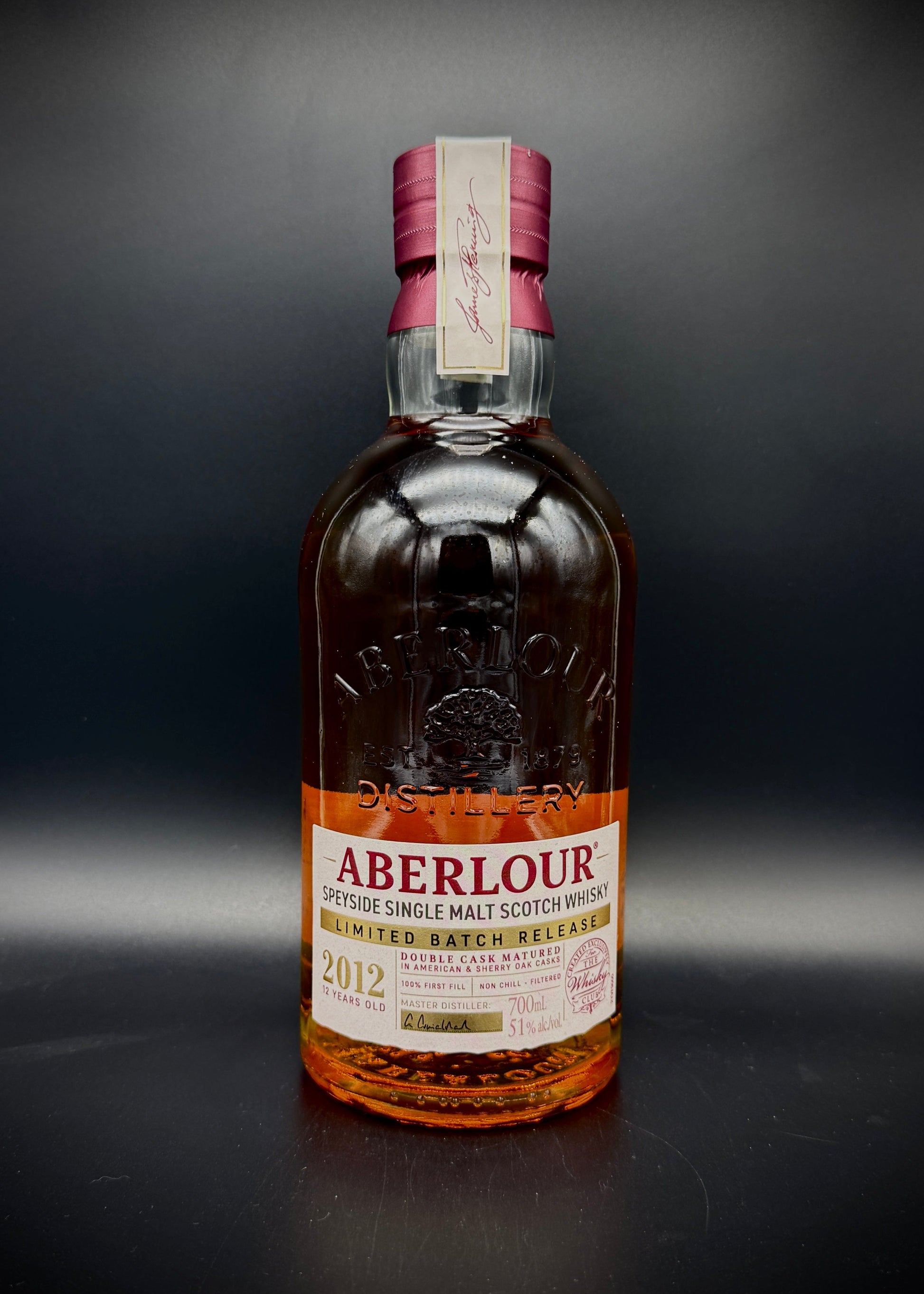 Horny Pony  Aberlour 12y/o 2012 Vintage 100% First Fill Casks T.W.C. Exclusive 51%ABV 30ml
