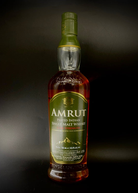 Horny Pony  Amrut Peated Cask Strength Indian Single Malt Whisky 62.8% 30ml