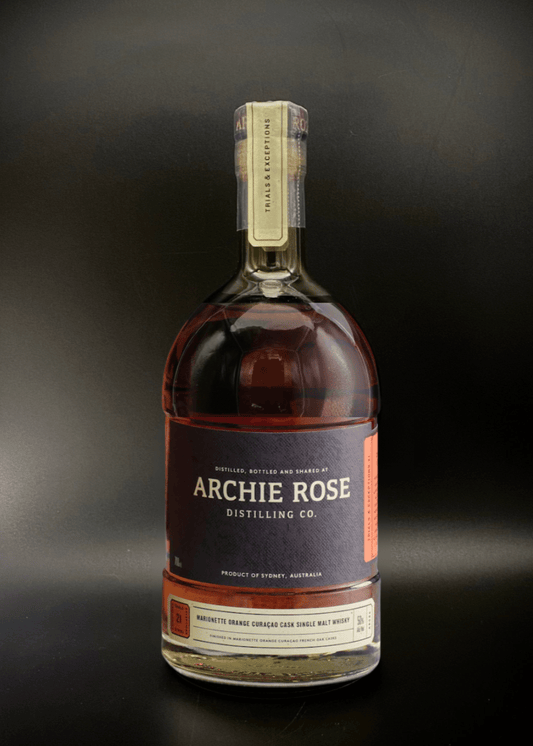 Horny Pony  Archie Rose Marionette Orange Curaçao Cask Single Malt Whisky 50%ABV 30ml