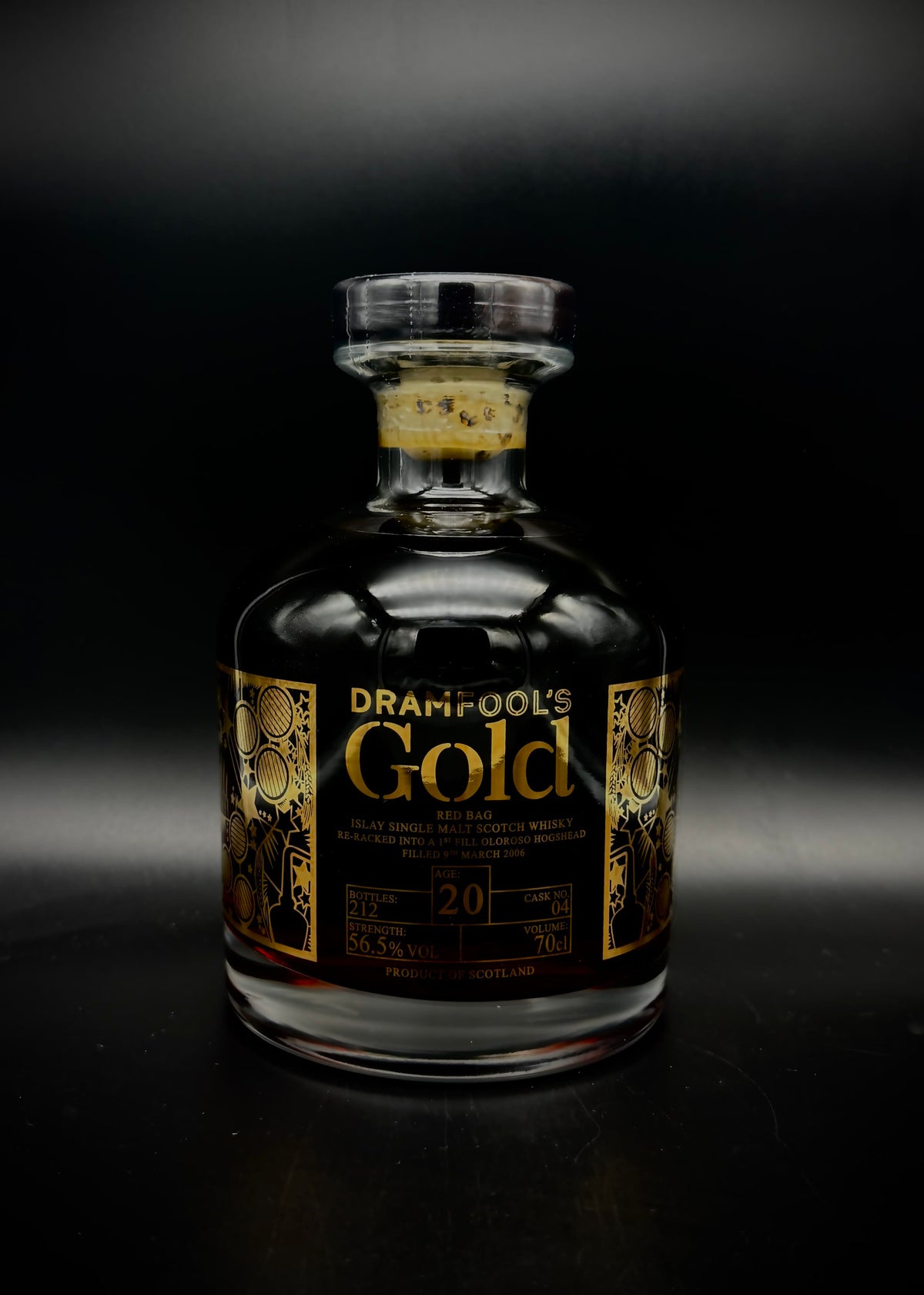 Horny Pony  Ardbeg 20y/o Cask#4 (Islay 'Redbag') Dramfool's Gold 56.5%ABV 15ml/30ml