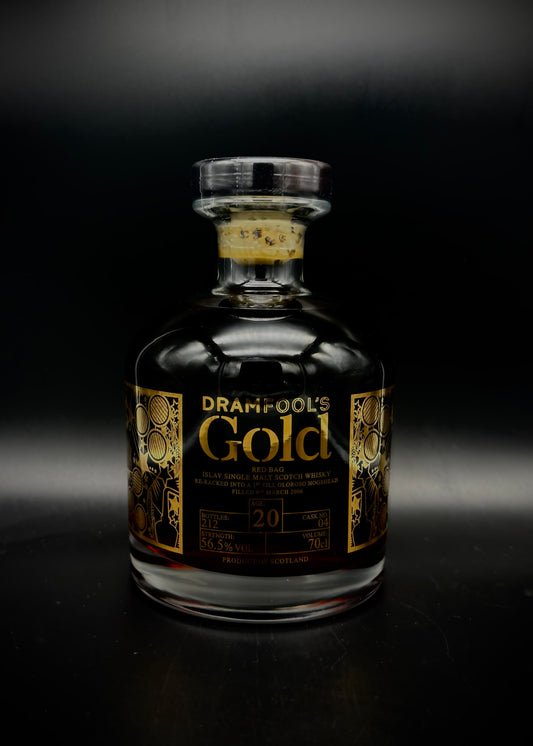 Horny Pony  Ardbeg 20y/o Cask#4 (Islay 'Redbag') Dramfool's Gold 56.5%ABV 15ml/30ml