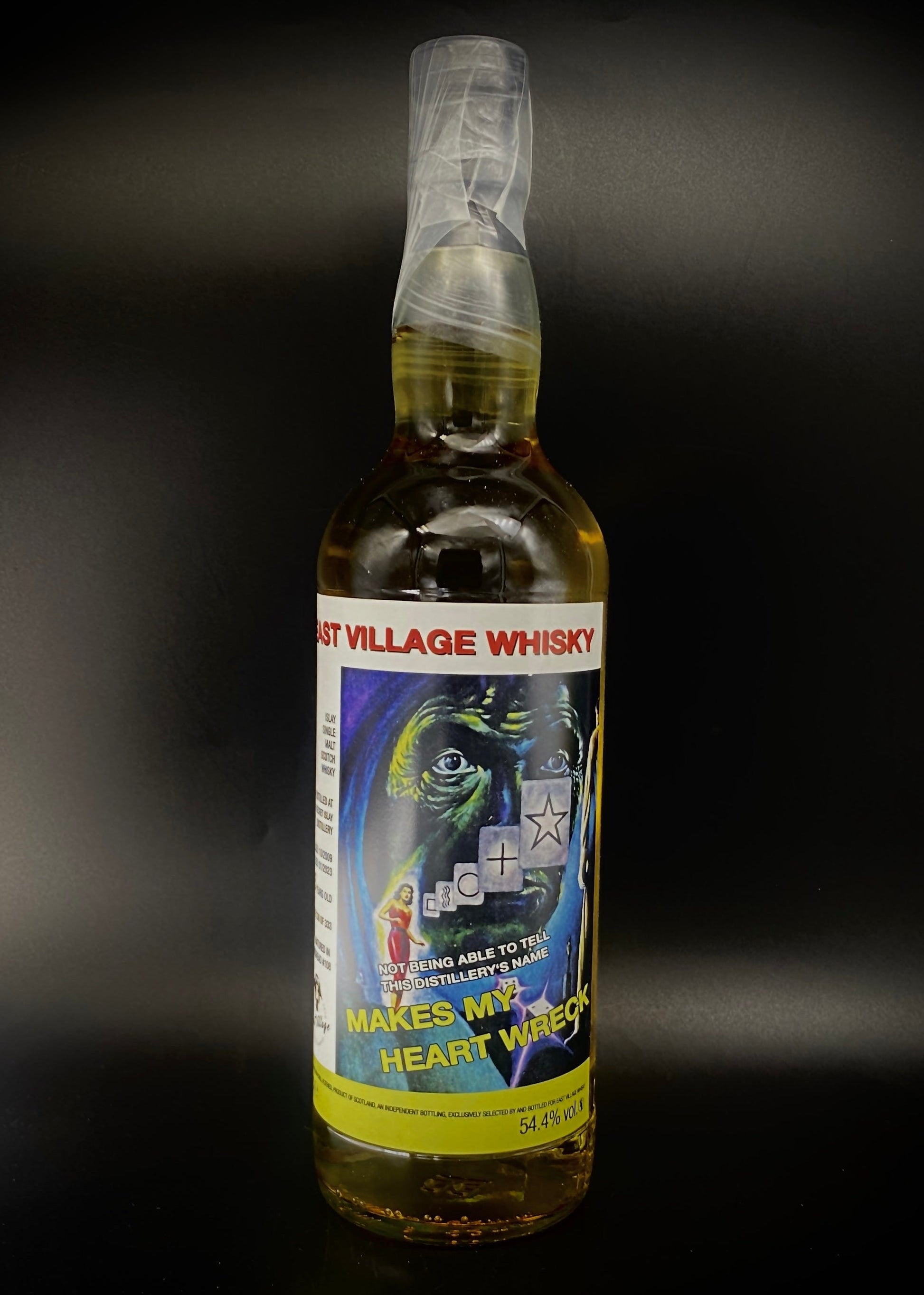 Horny Pony  ( Ardbeg ) Secret Islay 13y/o "Makes My Heart Wreck" East Village Whisky Co. 54.4%ABV 30ml