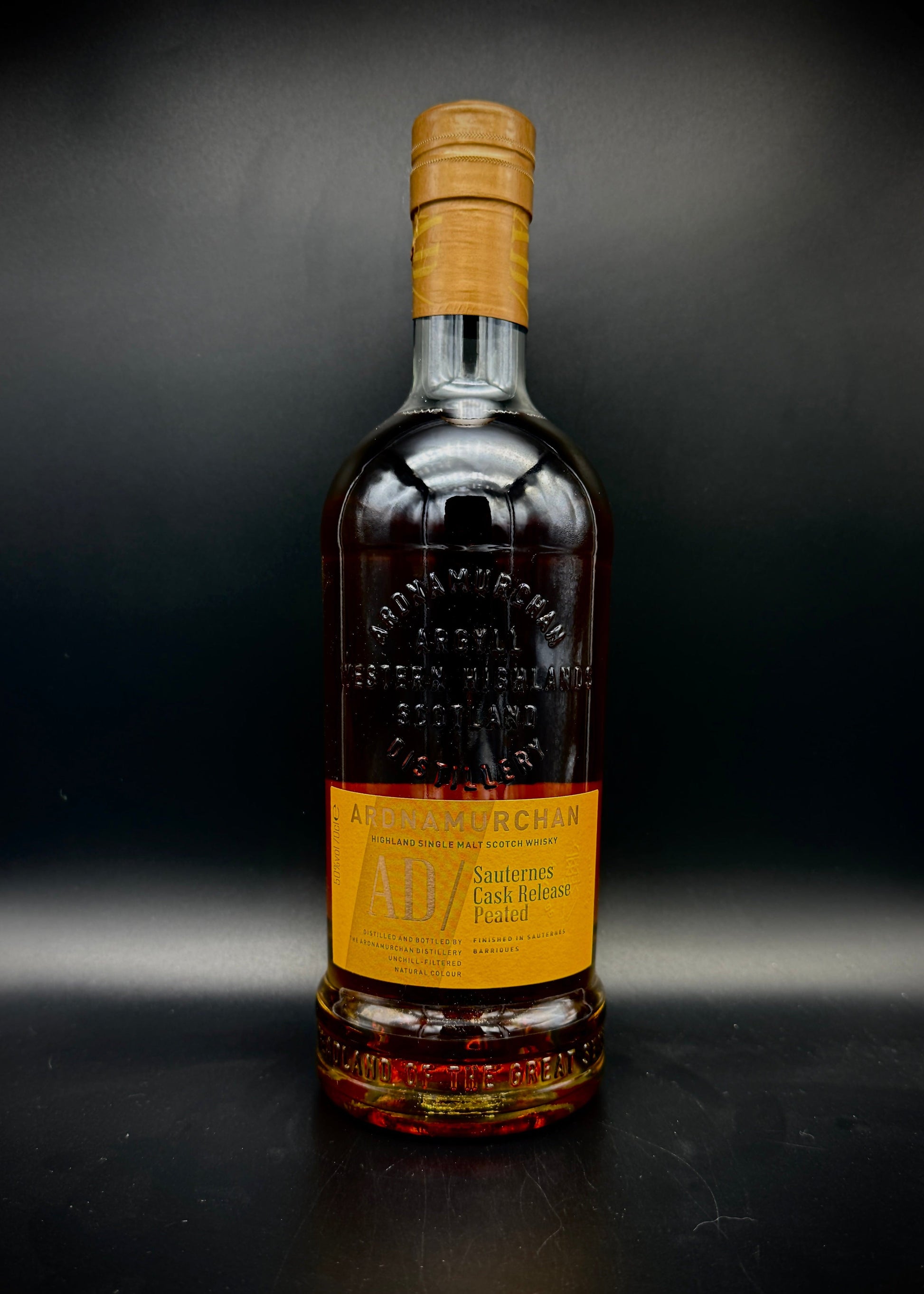 Horny Pony  Ardnamurchan AD/ Sauternes Cask Peated 50%ABV 30ml