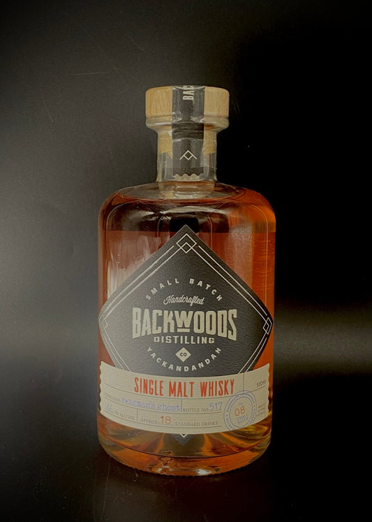 Horny Pony  Backwoods Single Malt Batch#8 Swagman's Ghost 46%abv 30ml