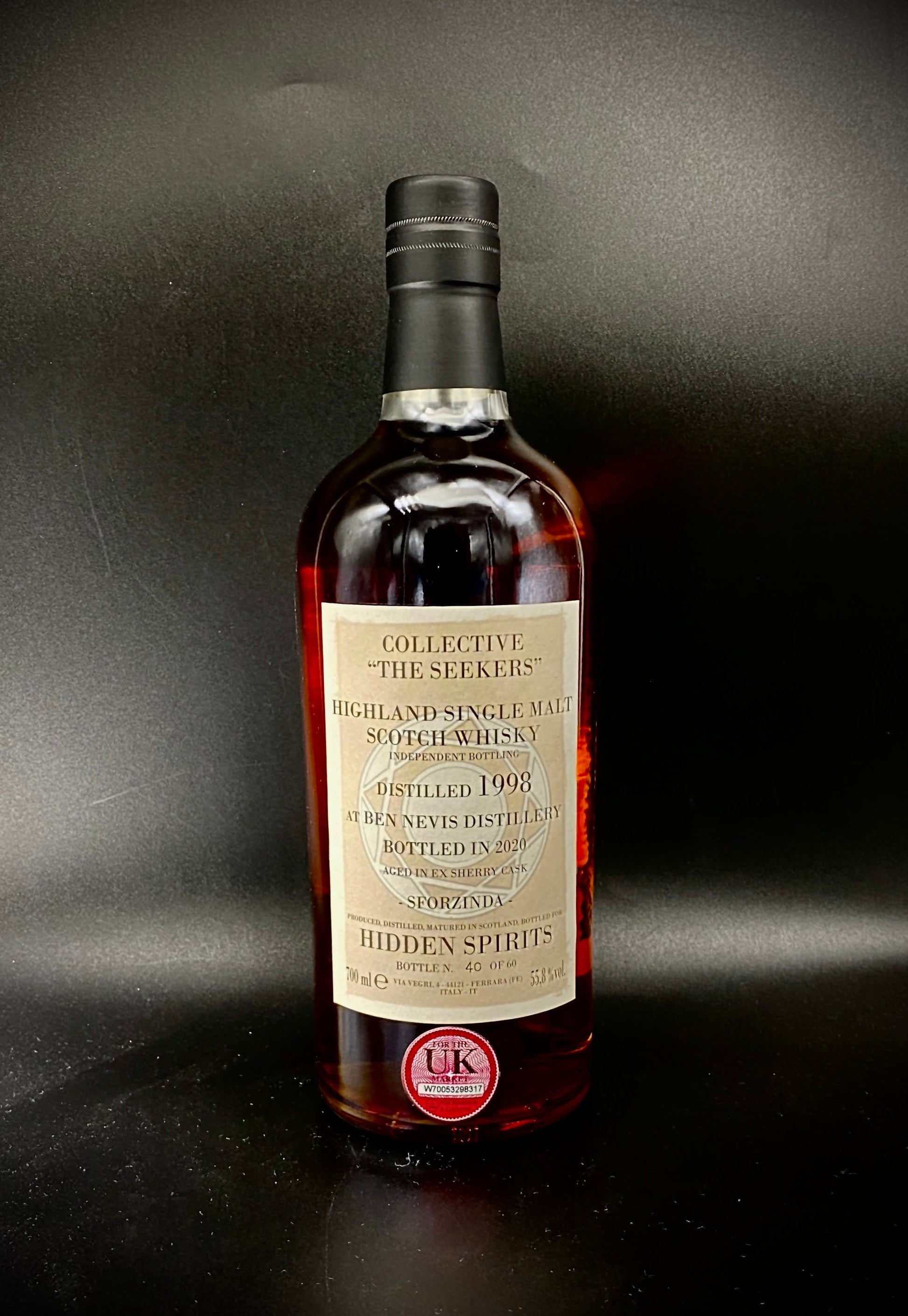 Horny Pony  Ben Nevis 22y/o 1998 'The Seekers' Hidden Spirits 55.8%ABV 15ml / 30ml