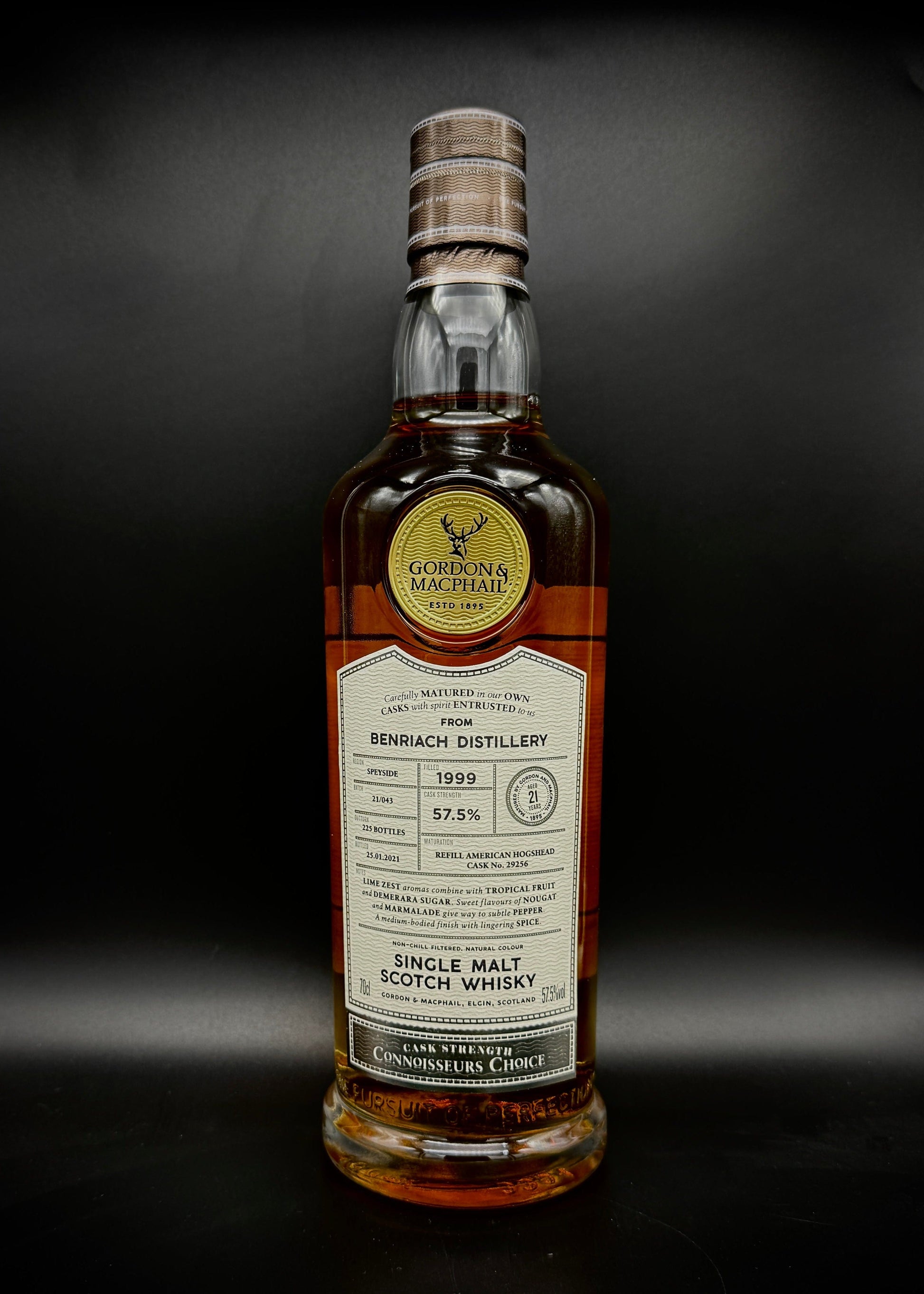Horny Pony  Benriach 21y/o 1999 Cask#29256 Gordon & MacPhail 57.5%ABV 30ml