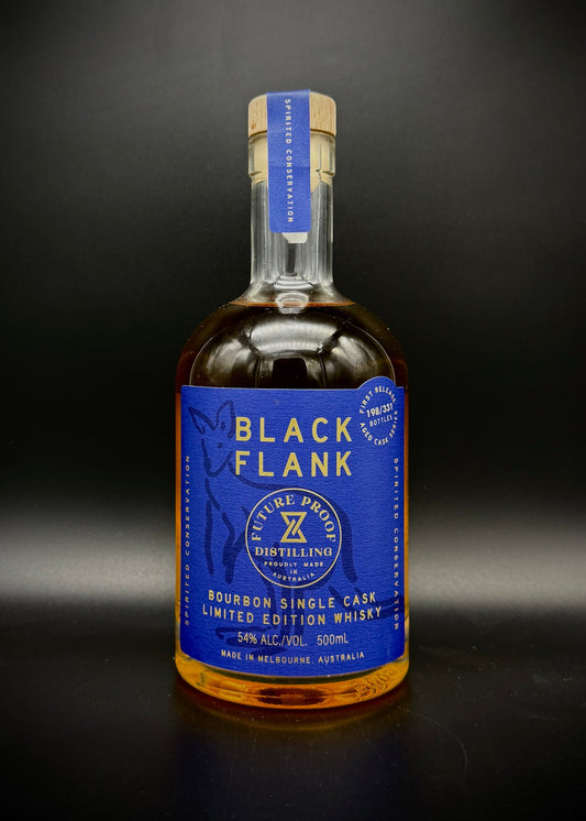 Horny Pony  Black Flank Bourbon Single Cask Future Proof Distilling 54%ABV 30ml