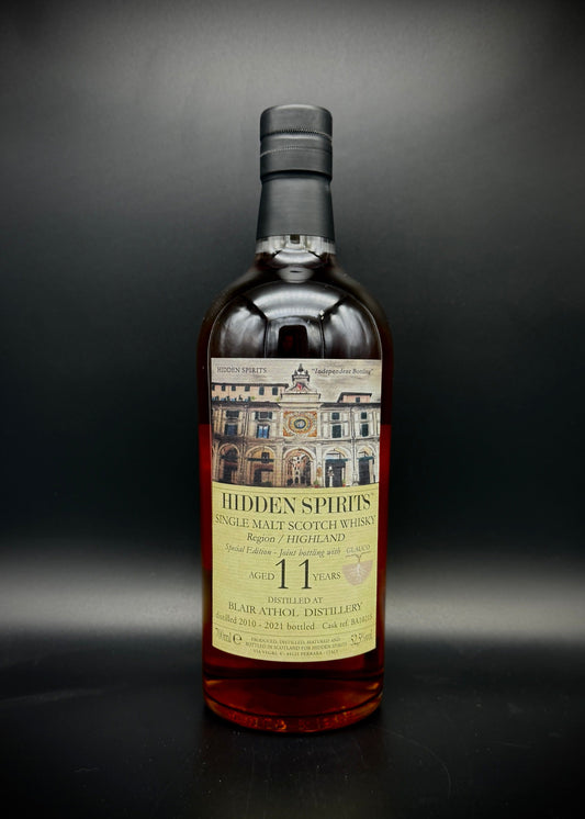 Horny Pony  Blair Athol 11y/o Refill Sherry Butt#BA1021S Hidden Spirits 52.5%ABV 30ml