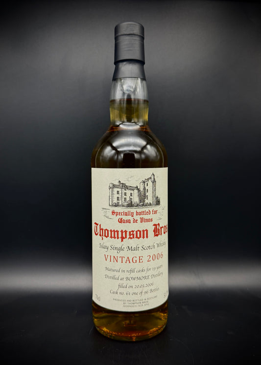 Horny Pony  Bowmore 19y/o 2006 Thompson Bros 51.3%abv 30ml
