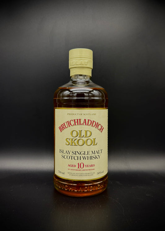 Horny Pony  Bruichladdich 10y/o 'Old Skool' 25th Anniversary Limited Release 50%abv 30ml