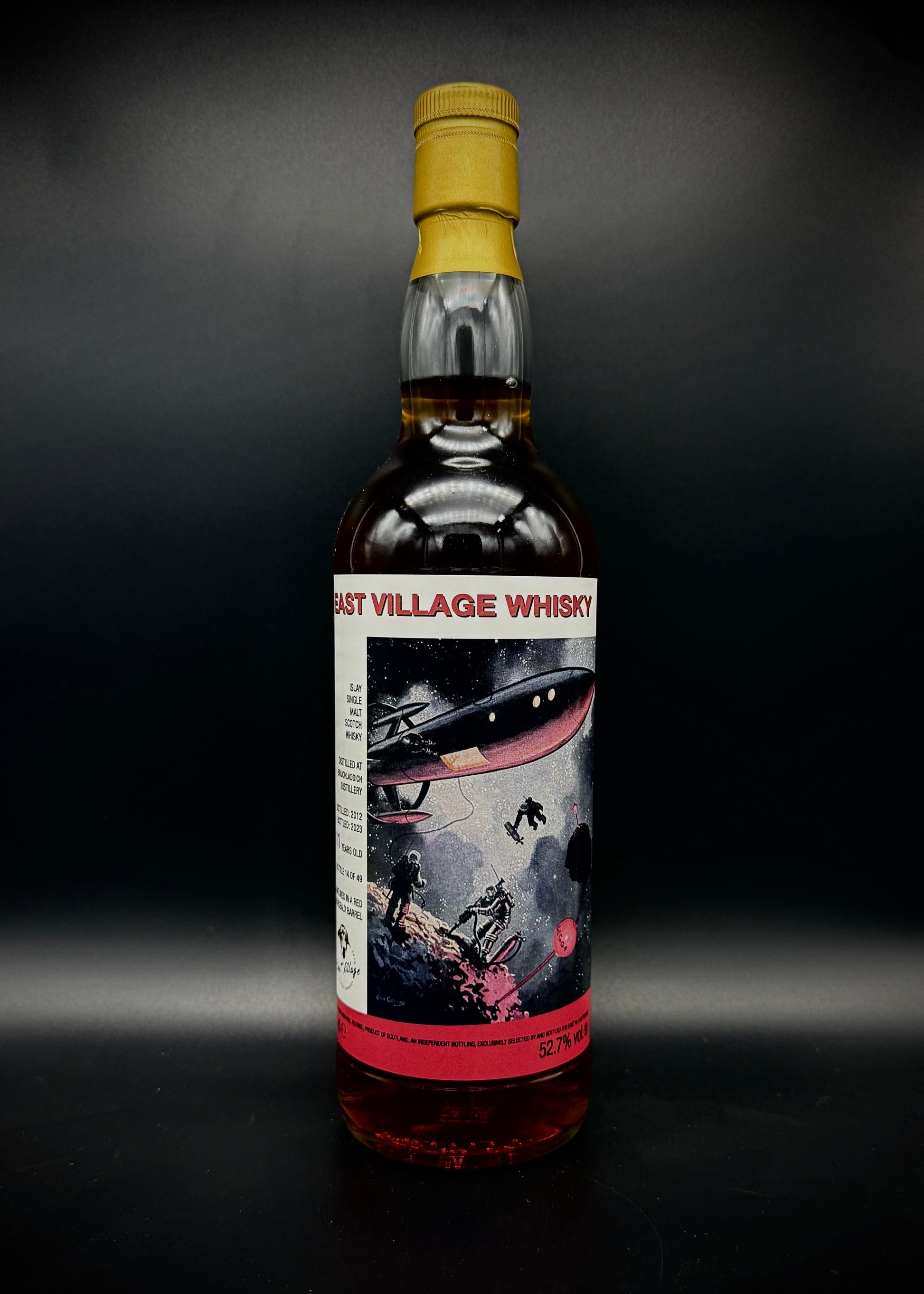 Horny Pony  Bruichladdich 2012 Red Bordeaux Cask East Village Whisky Co.