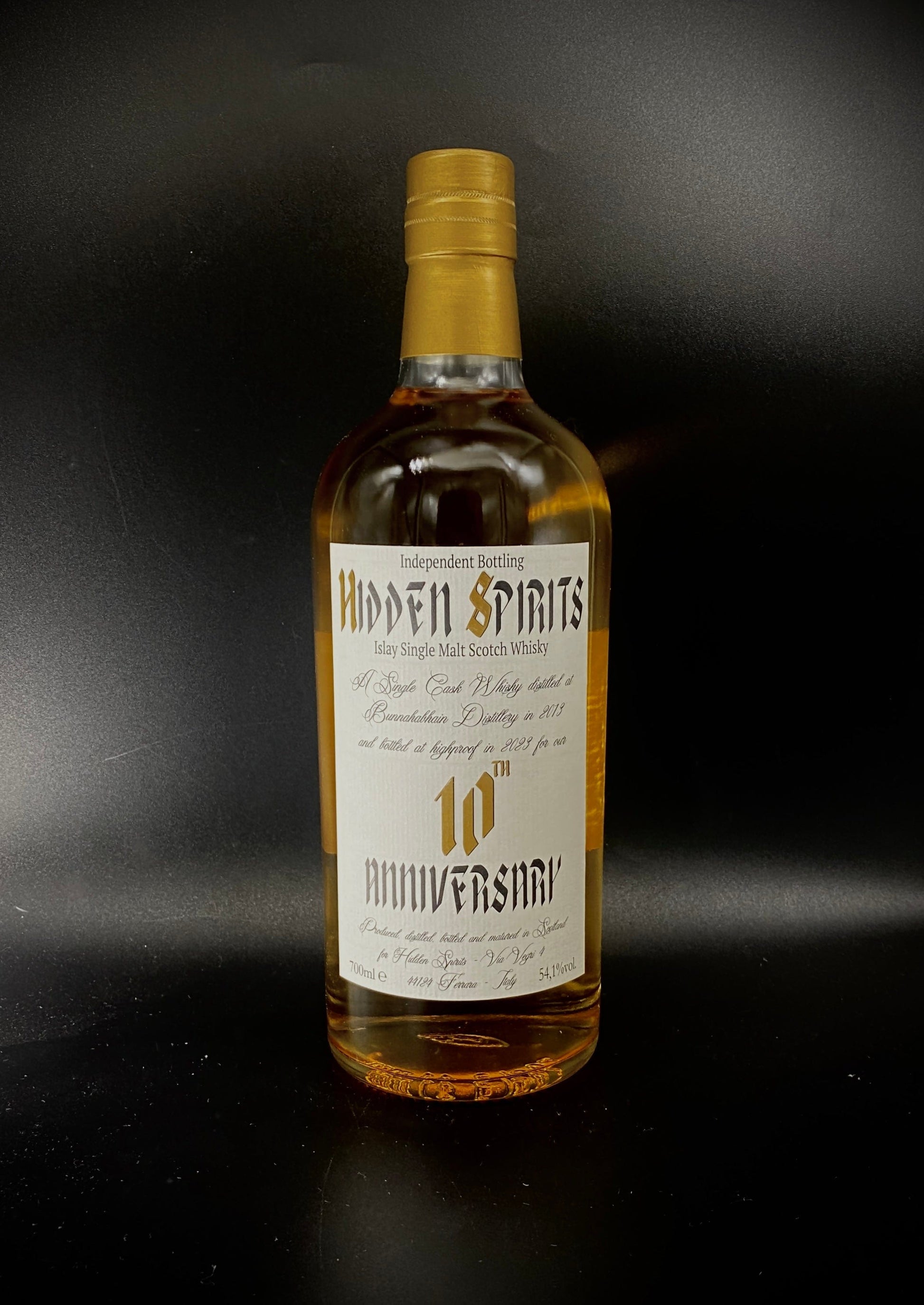 Horny Pony  Bunnahabhain Staoisha 10y/o Hidden Spirits 10th Anniversary 54.1%abv 30ml