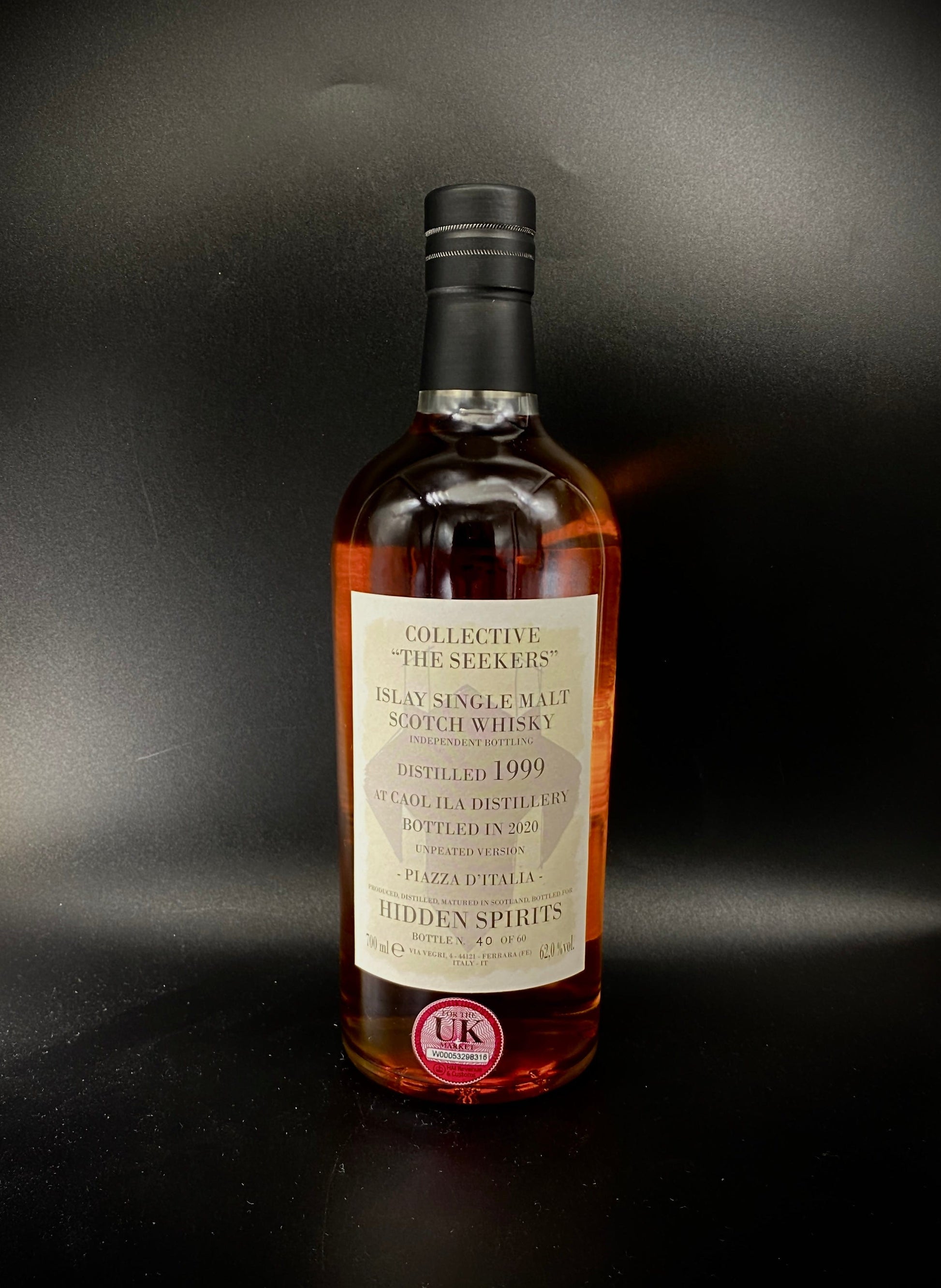 Horny Pony  Caol Ila 21y/o 1999 'The Seekers' Hidden Spirits 62%ABV 15ml / 30ml