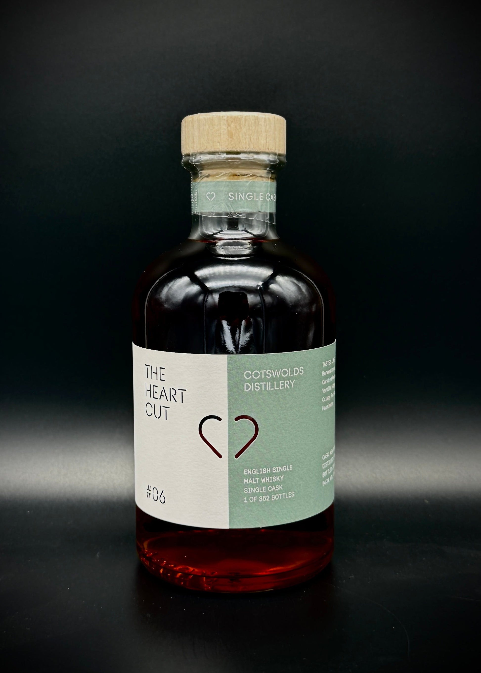 Horny Pony  Cotswolds Distillery The Heart Cut #6 English Single Malt Whisky 54.3%ABV 30ml