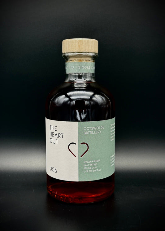 Horny Pony  Cotswolds Distillery The Heart Cut #6 English Single Malt Whisky 54.3%ABV 30ml