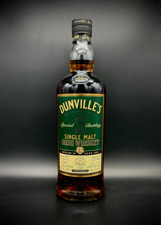 Horny Pony  Dunville’s 14y/o Palo Cortado Single Cask #1729 T.W.C. Irish Single Malt Whiskey 57.3%ABV 30ml