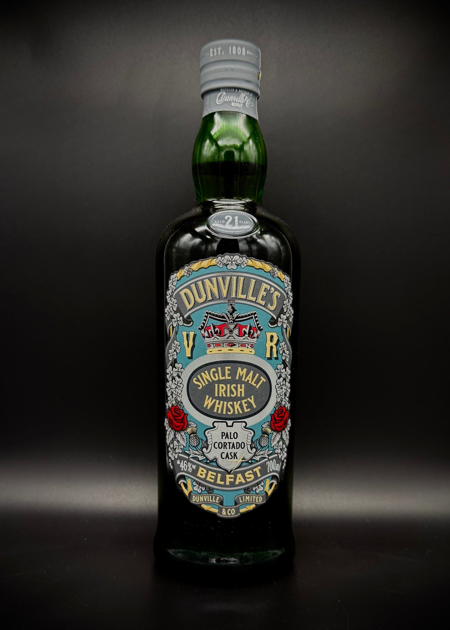 Horny Pony  Dunville's 21 Year Old Palo Cortado Cask Finish Irish Single Malt Whiskey 46%ABV 15ml / 30ml