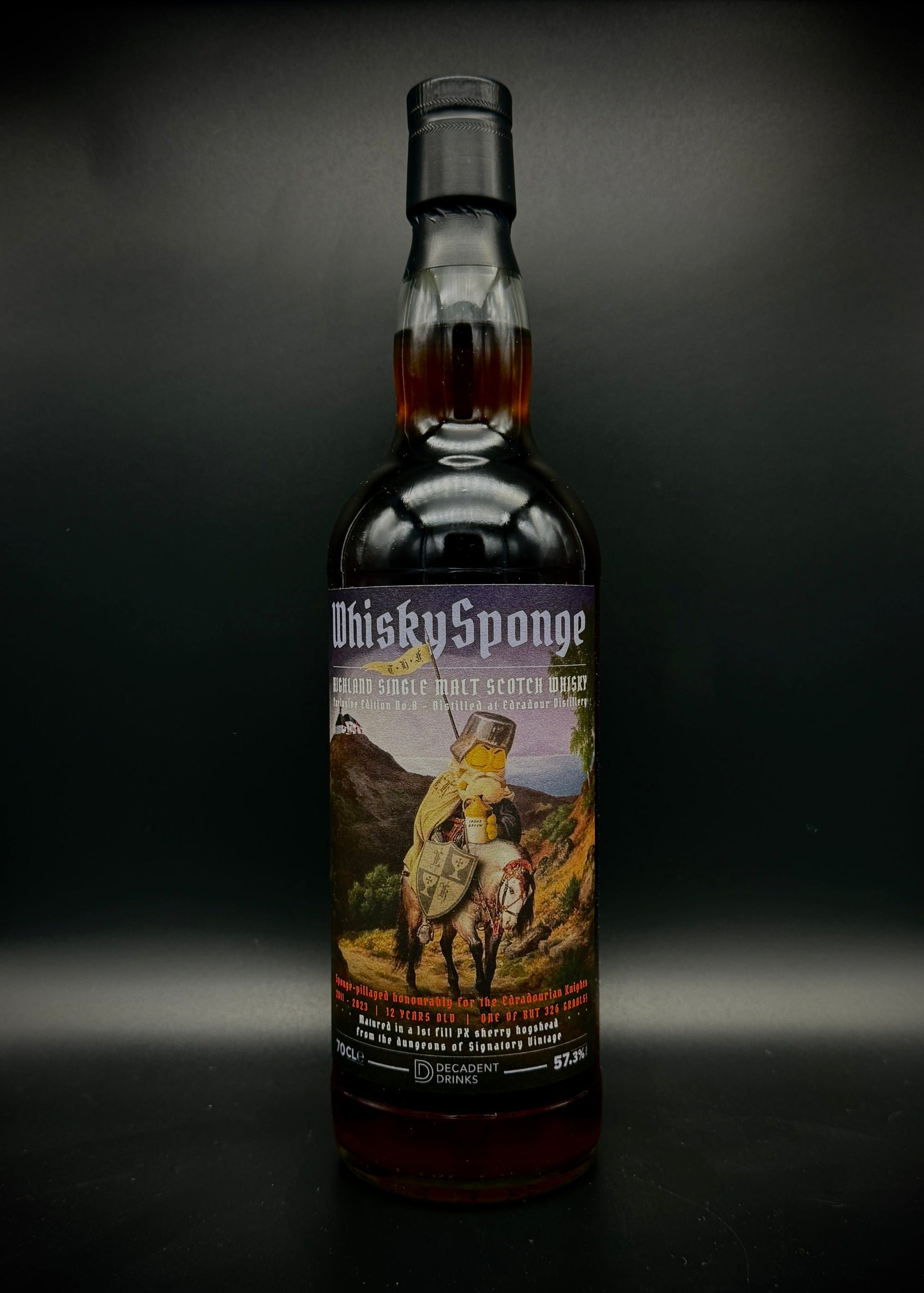 Horny Pony  Edradour 12y/o 2011 1st Fill PX Sherry Hogshead Whisky Sponge 57.3%ABV 30ml