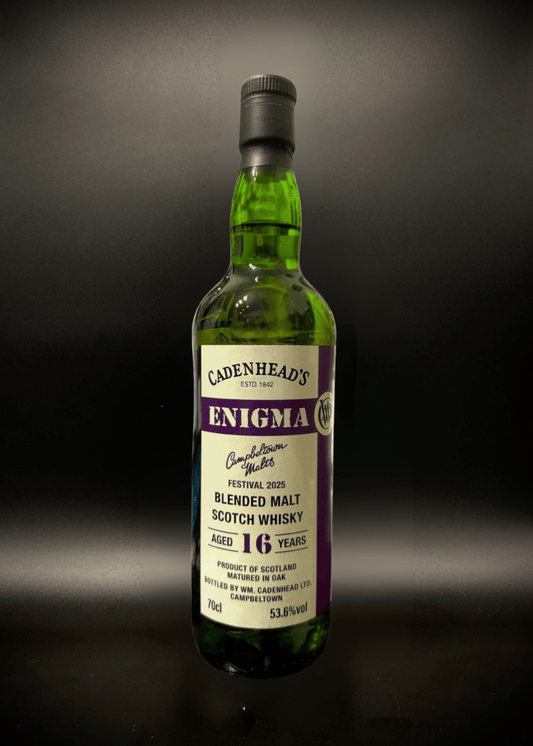 Horny Pony  Enigma 16y/o 2008 Campbeltown Malts Festival 2025 Cadenheads Blended Malt 53.6%ABV 30ml