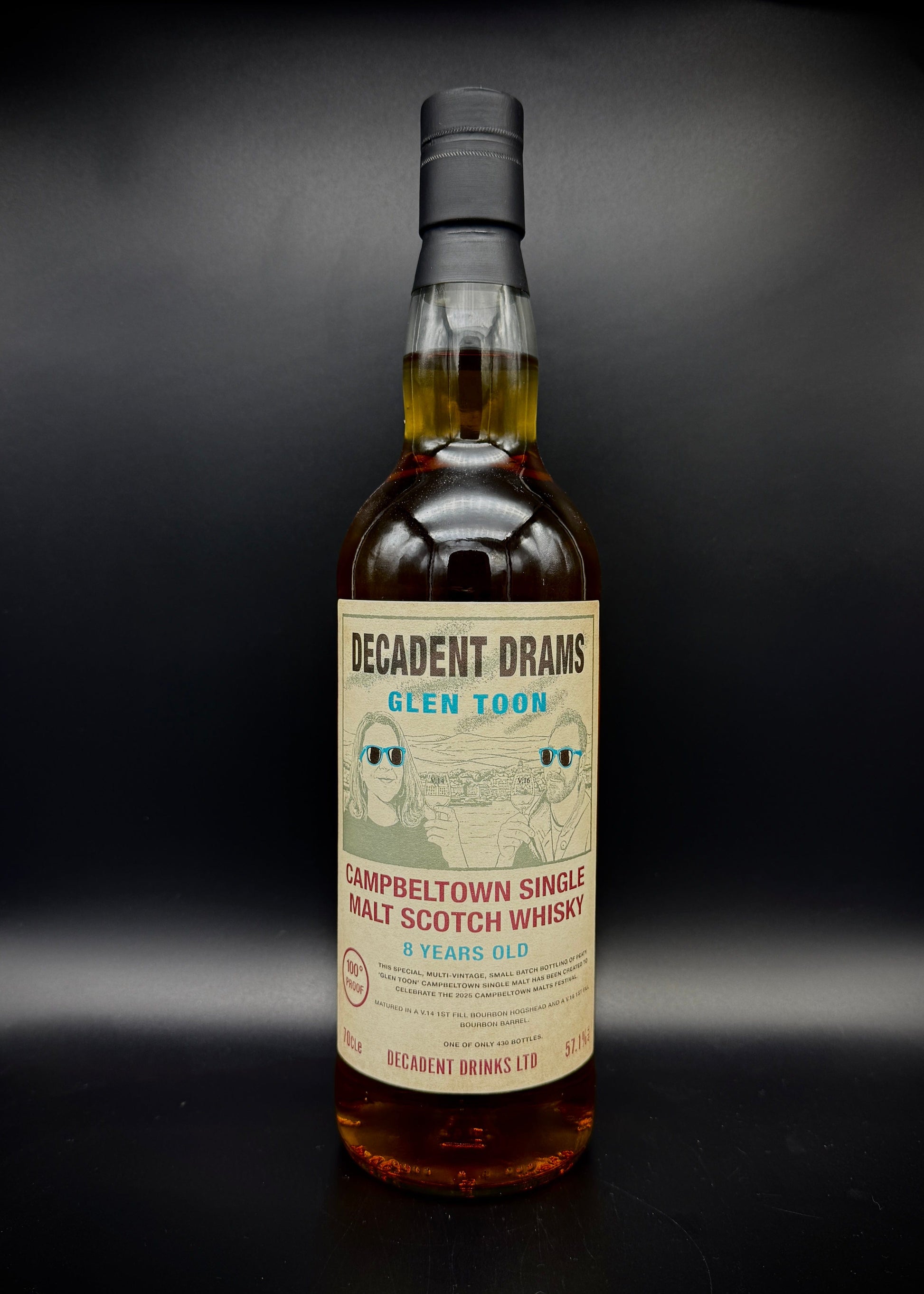 Horny Pony  Glen Toon 8y/o (Glen Scotia) Decadent Drams 57.1%ABV 30ml