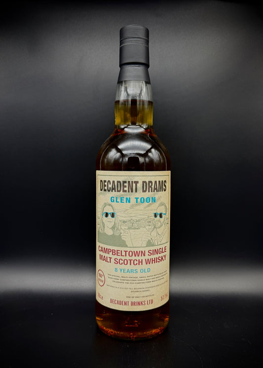 Horny Pony  Glen Toon 8y/o (Glen Scotia) Decadent Drams 57.1%ABV 30ml