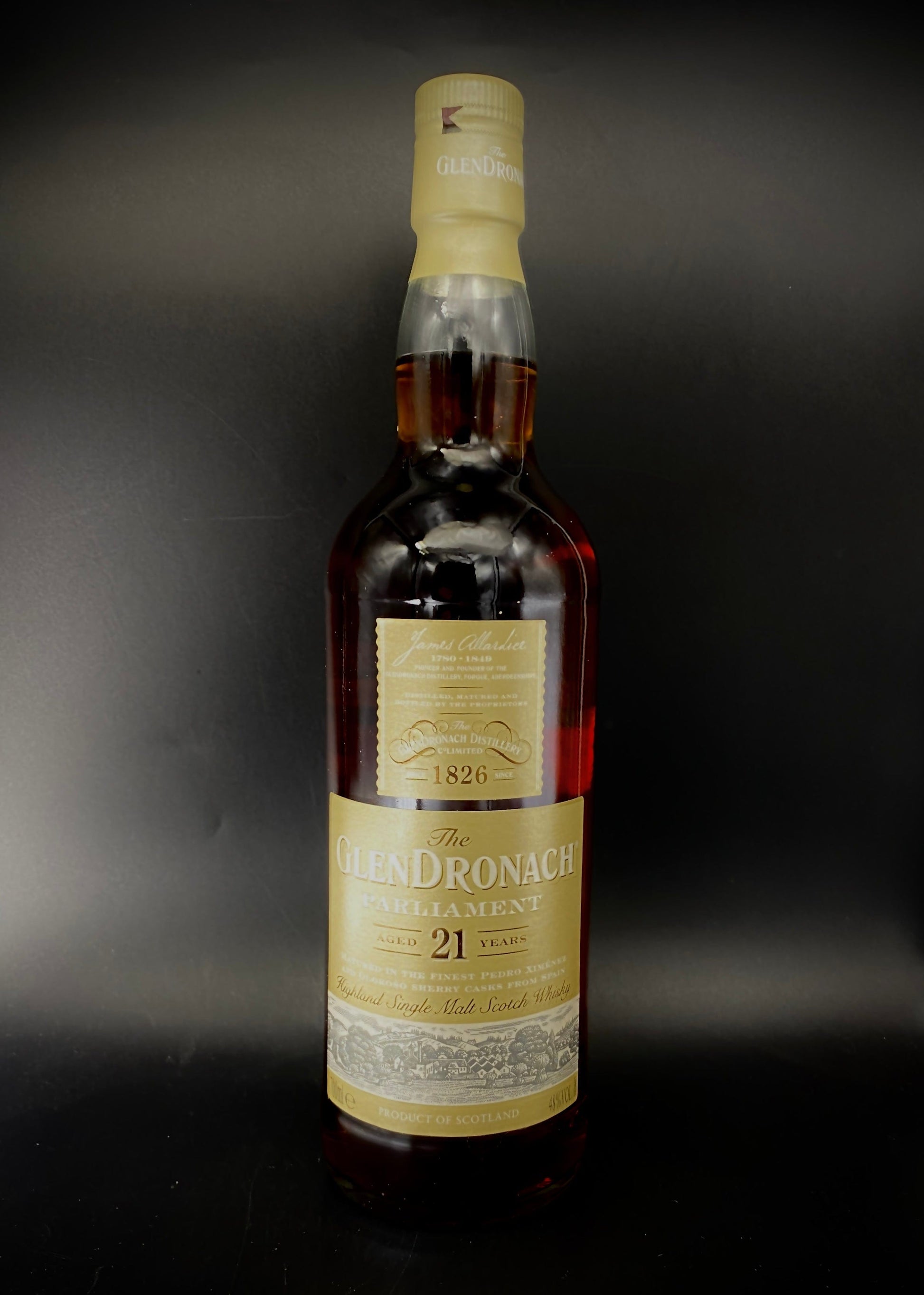 Horny Pony  Glendronach 21y/o 'the Parliament' 48%abv 30ml