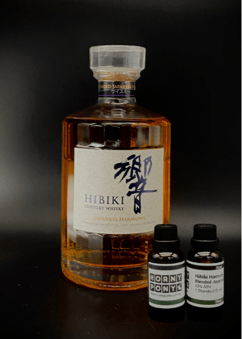 Horny Pony Hibiki Harmony Blended Japanese Whisky 43%ABV 30ml