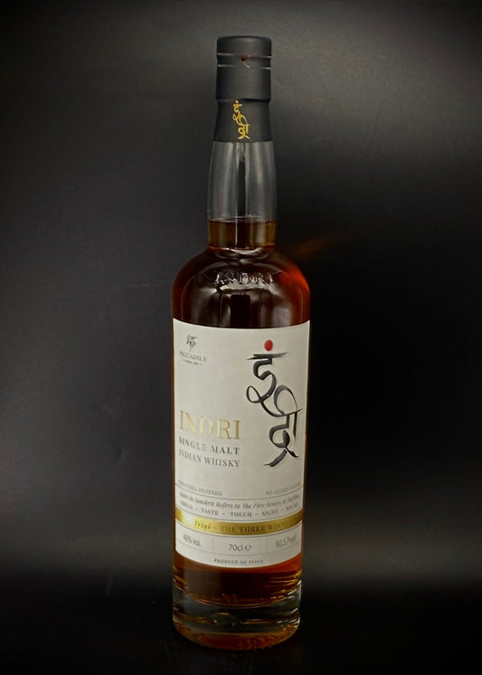 Horny Pony  Indri Indian Single Malt Whisky 46%abv 30ml