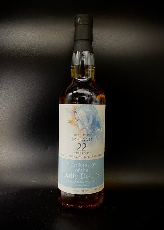 Horny Pony  Ireland 22y/o (Blue 'Maria' Label) Peated Irish Single Malt Whiskey Nectar of the Daily Drams 53.4%ABV 30ml