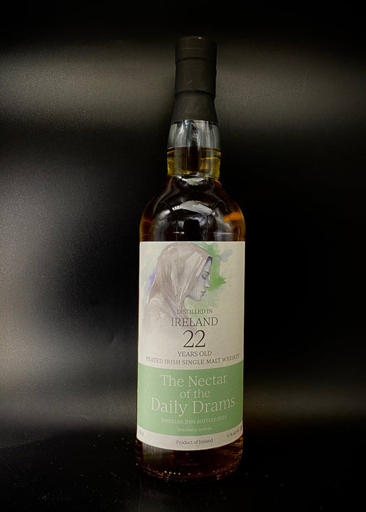Horny Pony  Ireland 22y/o (Green 'Maria' Label) Peated Irish Single Malt Whiskey Nectar of the Daily Drams 53%ABV 30ml