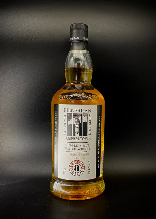 Horny Pony  Kilkerran 8y/o Cask Strength Bourbon Cask Matured Batch#8 2022 55.8%ABV 30ml