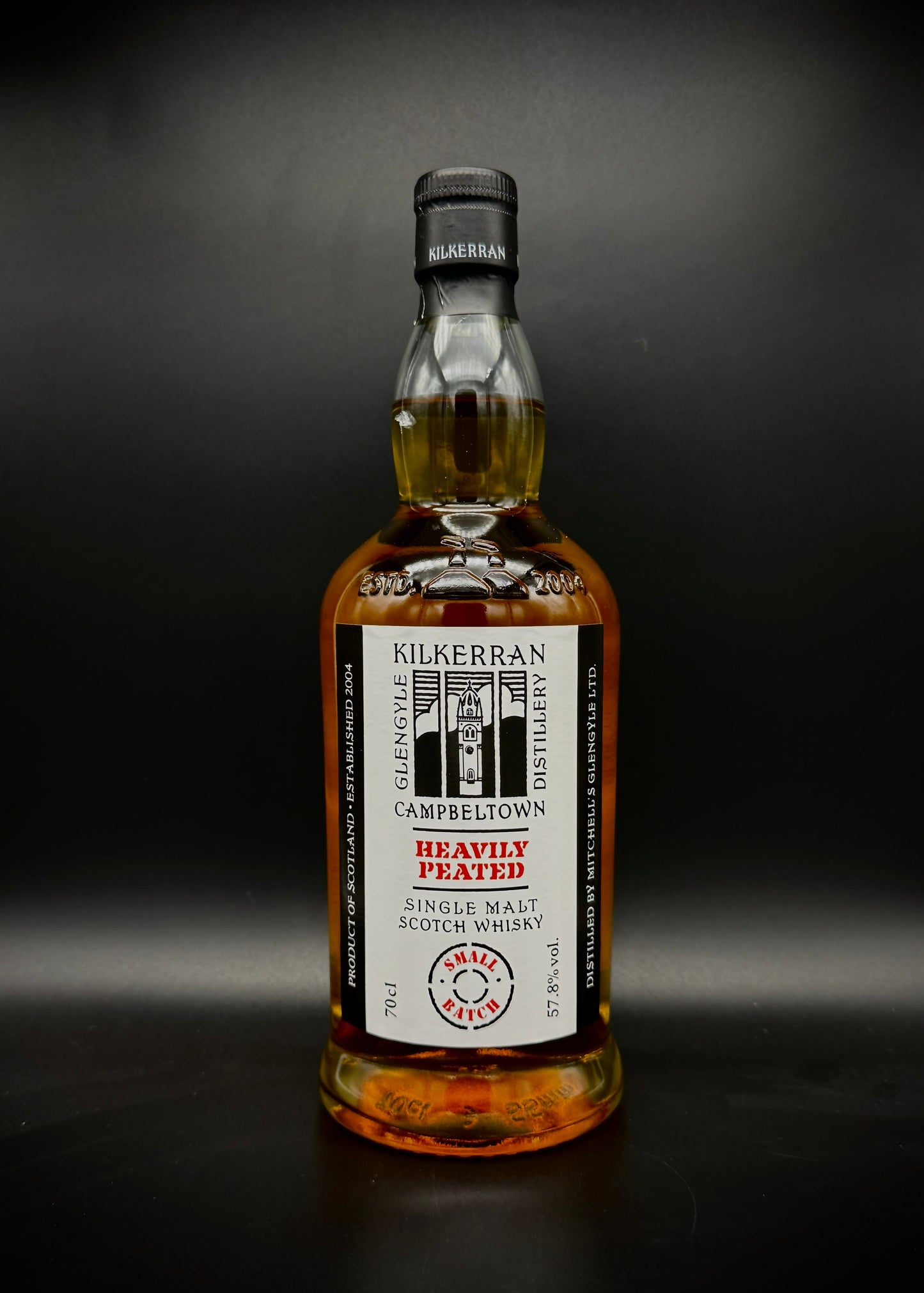 Horny Pony  Kilkerran Heavily Peated Batch#10 57.8%ABV 30ml