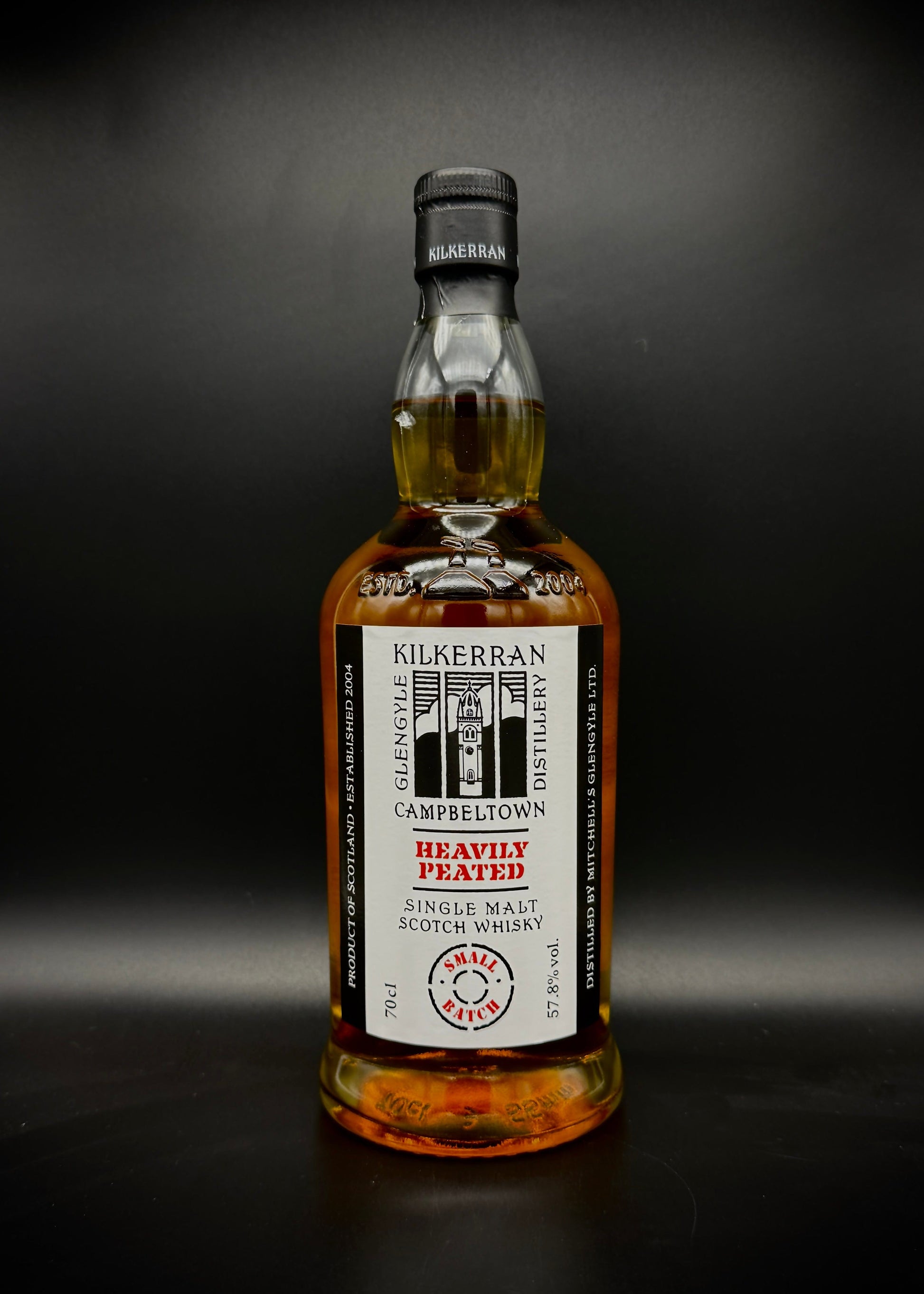Horny Pony  Kilkerran Heavily Peated Batch#10 57.8%ABV 30ml