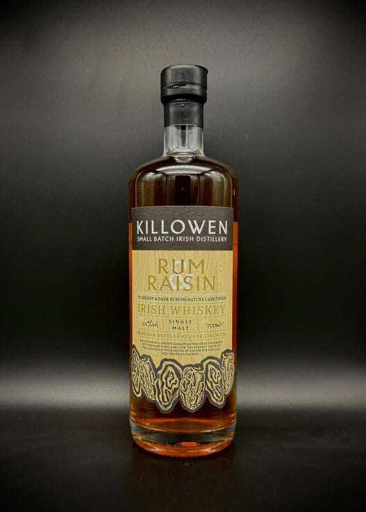 Horny Pony  Killowen Rum & Raisin Single Malt Irish Whiskey 55%ABV 30ml