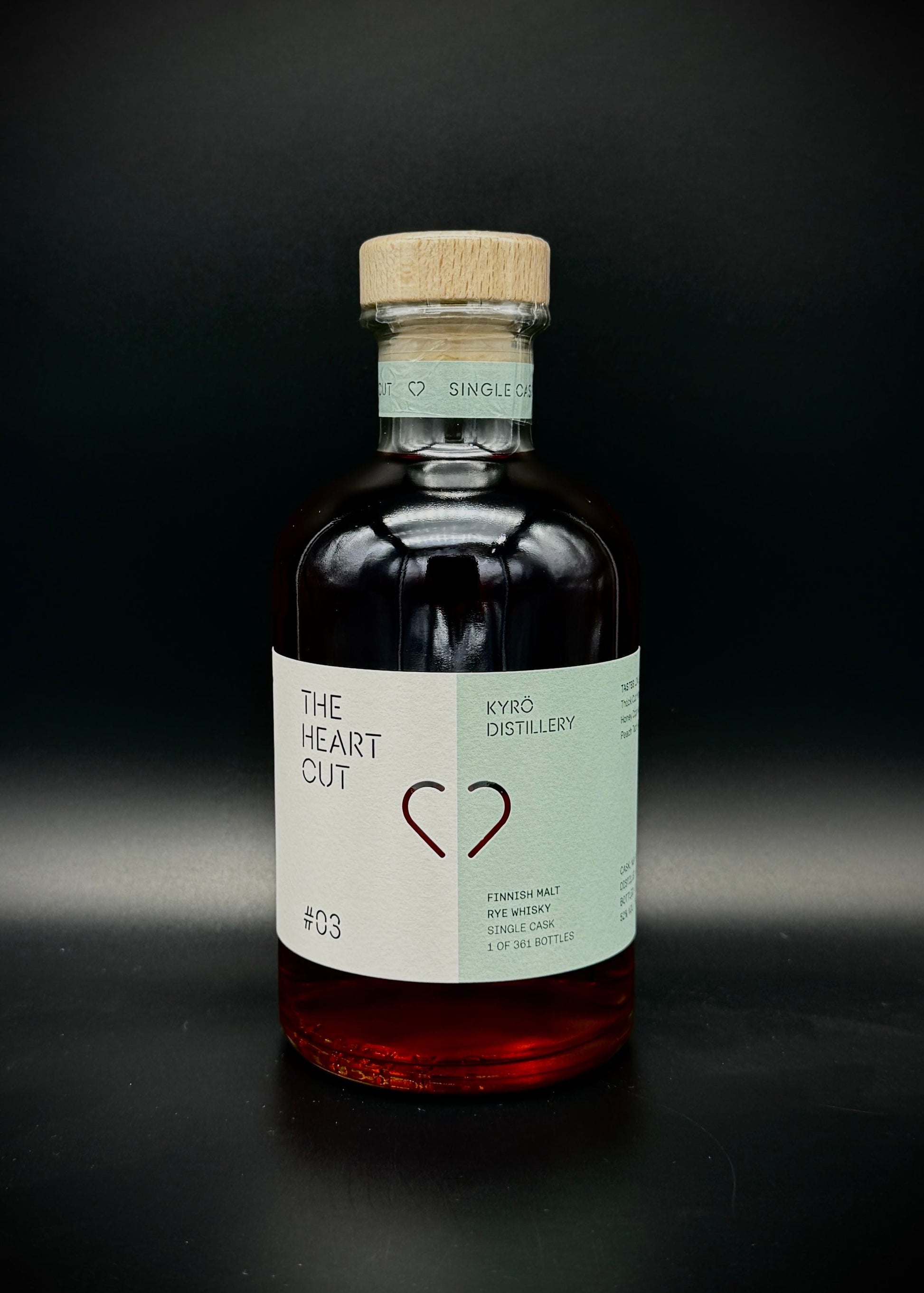 Horny Pony  Kyrö The Heart Cut#3 Finnish Malt Rye Whiskey 52%ABV 30ml