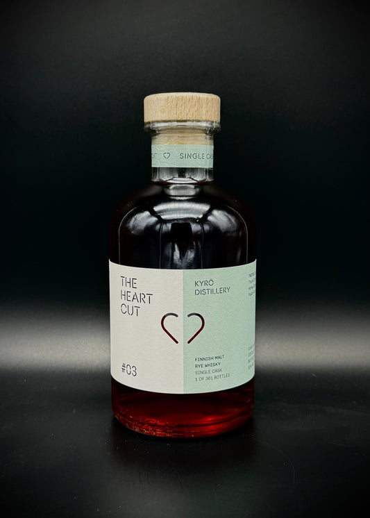 Horny Pony  Kyrö The Heart Cut#3 Finnish Malt Rye Whiskey 52%ABV 30ml