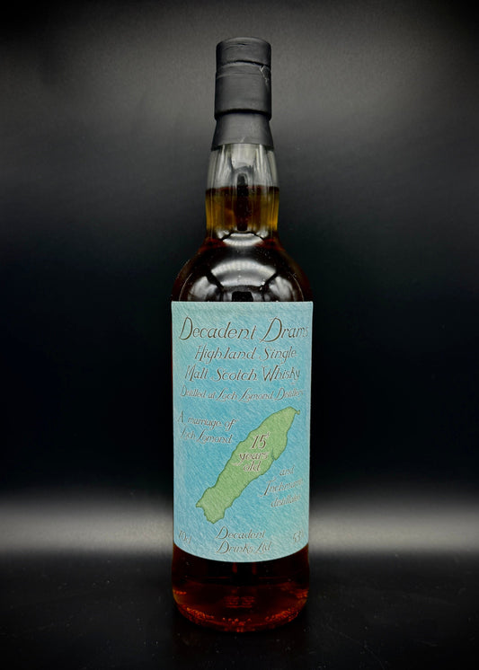 Horny Pony  Loch Lomond 15y/o 2009 Decadent Drams 53%ABV 30ml