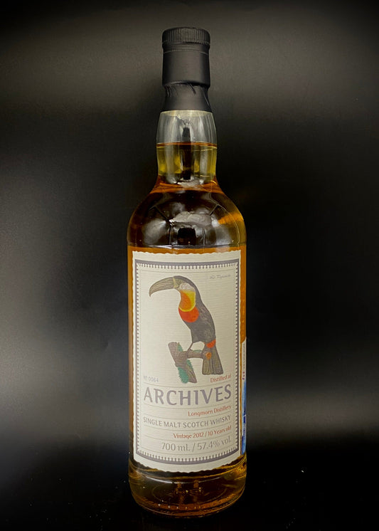 Horny Pony  Longmorn 10y/o 'Birds of the Orient'  Archives 57.4%abv 30ml