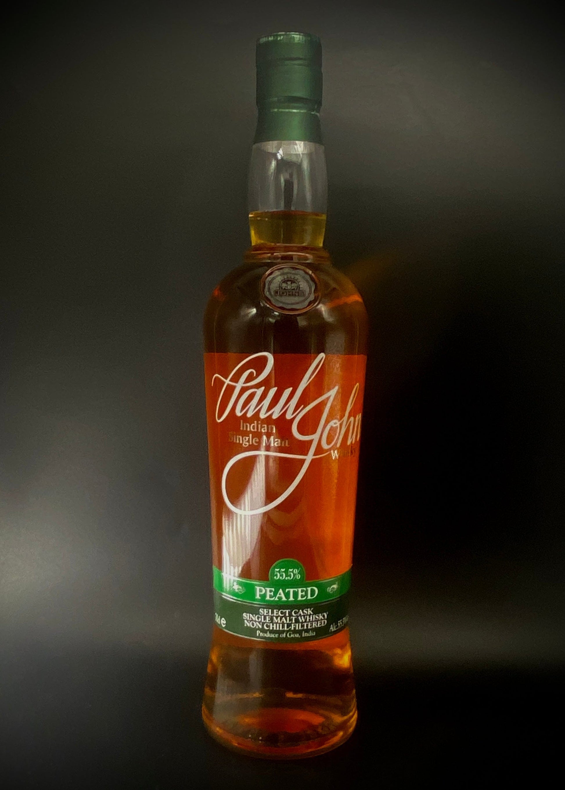 Horny Pony  Paul John Select Cask Peated 55.5%abv 30ml