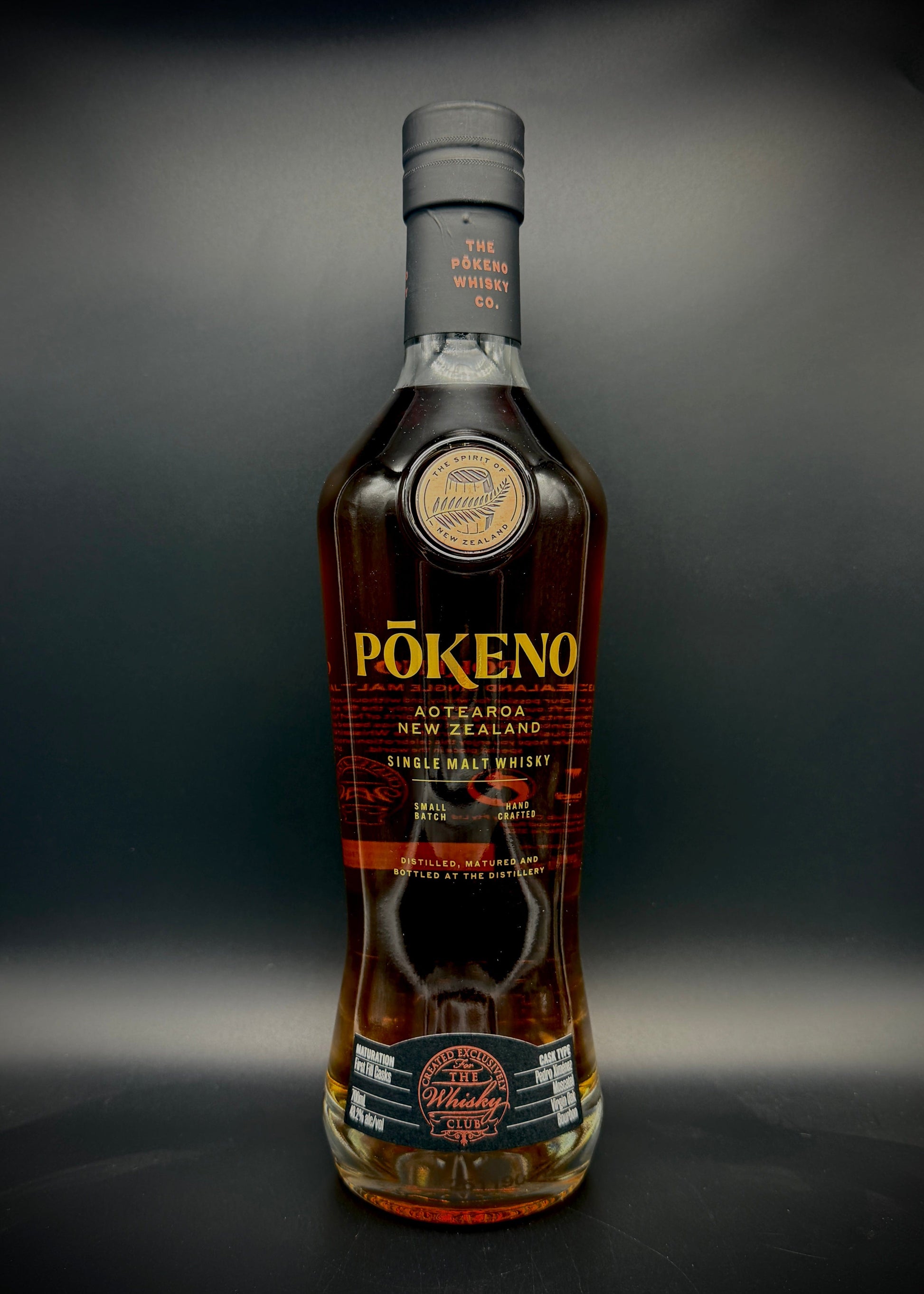 Horny Pony  Pokeno First Filled Cask The Whisky Club N.Z. Single Malt Whisky 48.2%ABV 30ml