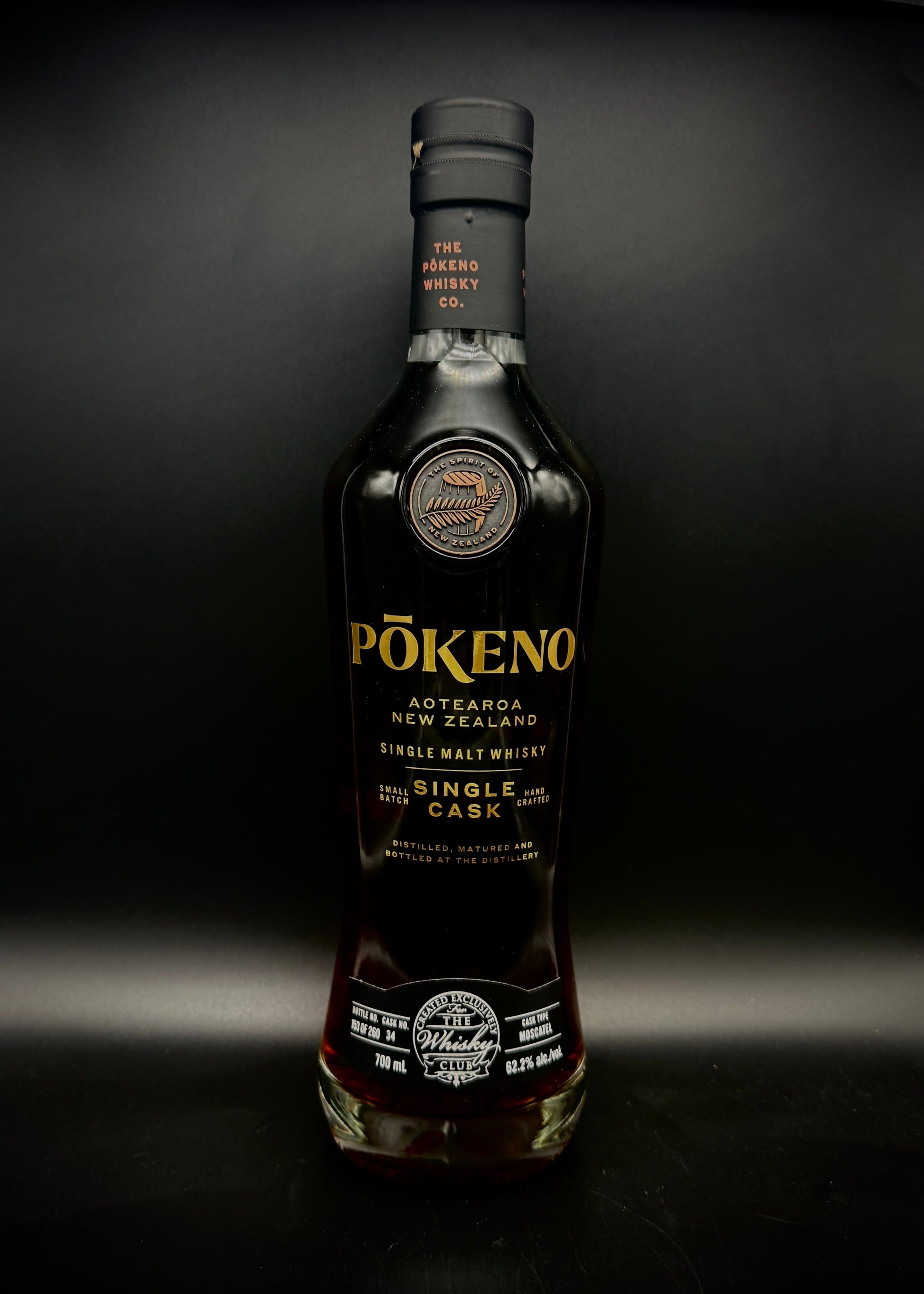 Horny Pony  Pōkeno Moscatel Sherry Single Cask #34 TWC Exclusive NZ Single Malt Whisky 62.2%ABV 30ml