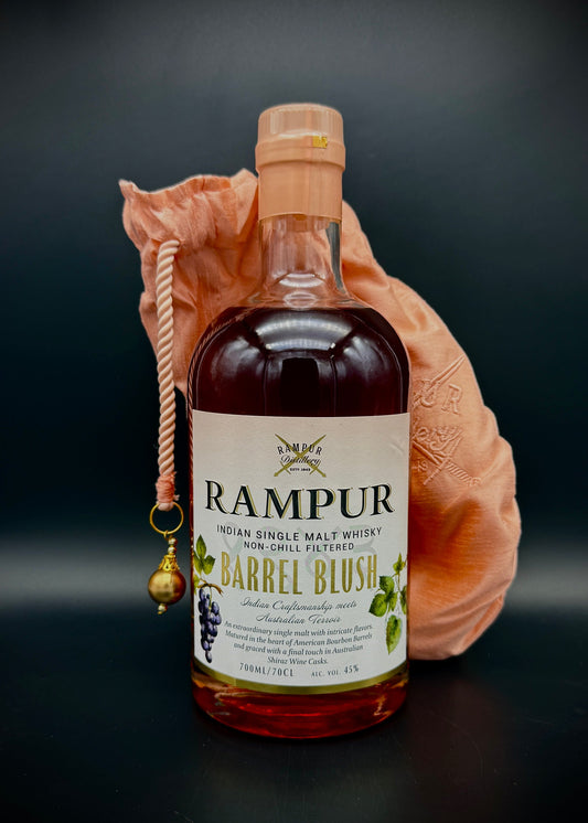Horny Pony  Rampur 'Barrel Blush' Australian Shiraz Cask Finish Indian Single Malt Whisky 45%ABV 30ml