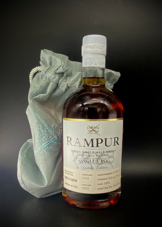 Horny Pony  Rampur Single Malt Whisky Sydney Edition Single Cask#2604 57.8%ABV 30ml