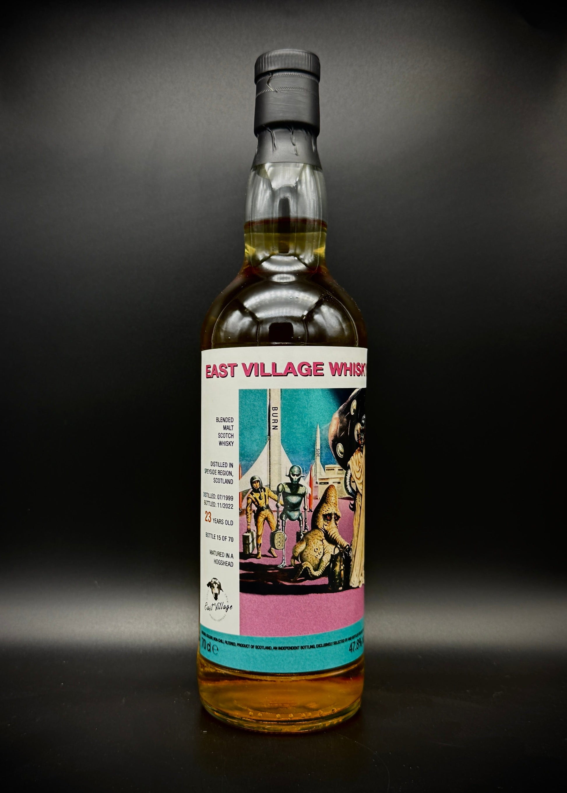 Horny Pony  Secret Speyside 23y/o (Balvenie) 1999 East Village Whisky Co. 47.8%ABV