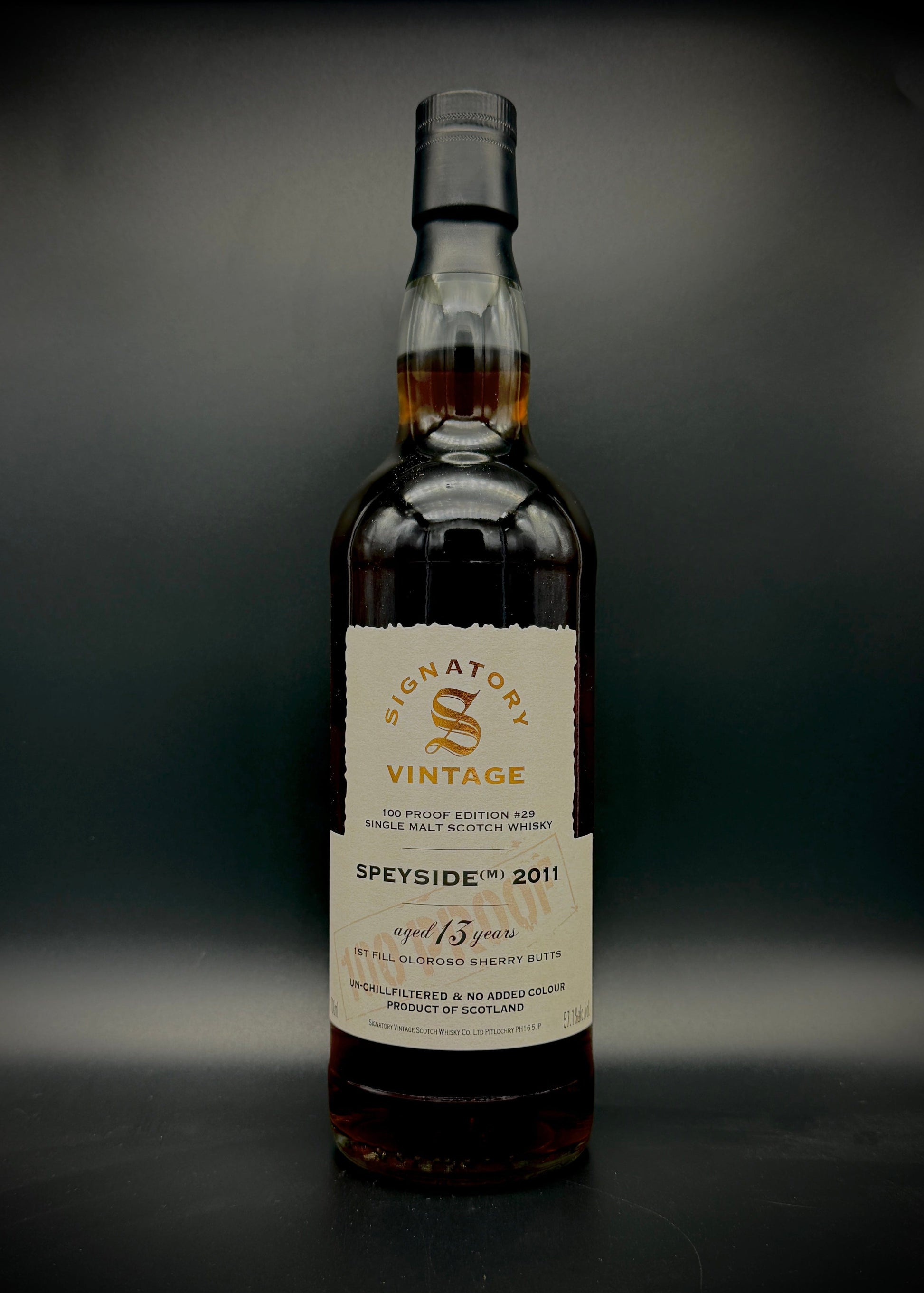 Horny Pony  Speyside 13y/o (Macallan) 100 Proof Edition #29 Signatory Vintage 57.1%ABV 30ml