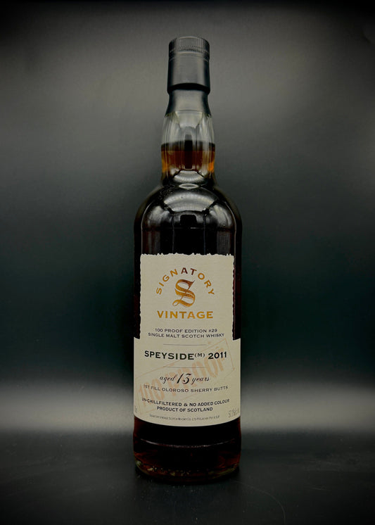 Horny Pony  Speyside 13y/o (Macallan) 100 Proof Edition #29 Signatory Vintage 57.1%ABV 30ml